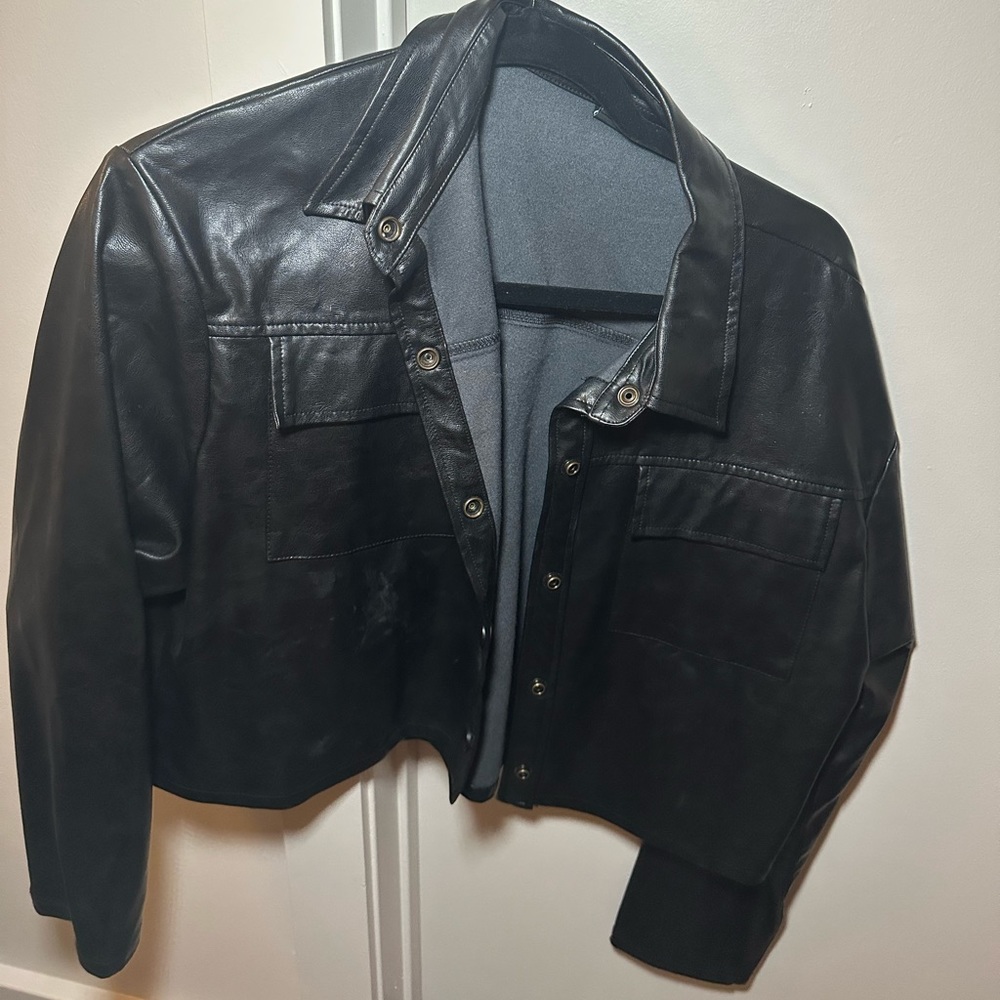 Leather jacket